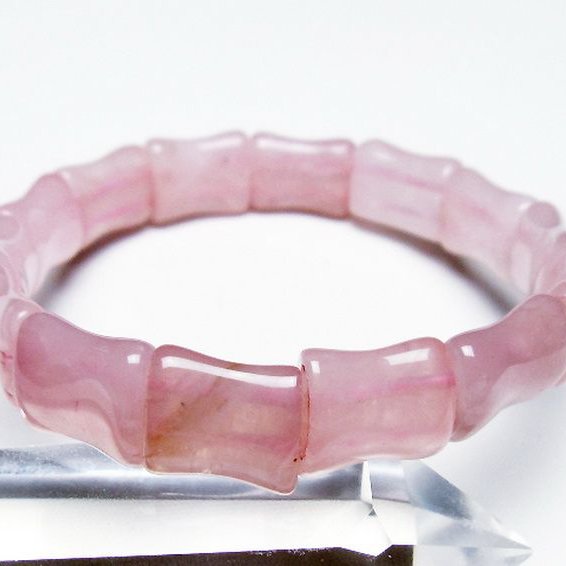 ローズクォーツ バングル [t189-3732]