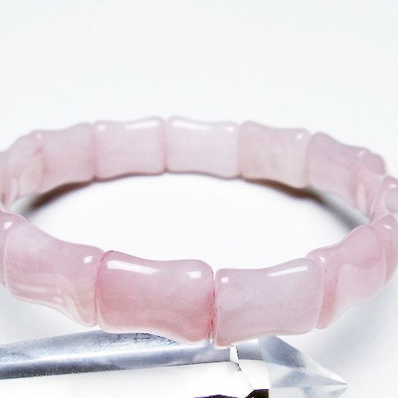 ローズクォーツ バングル [t189-3745]