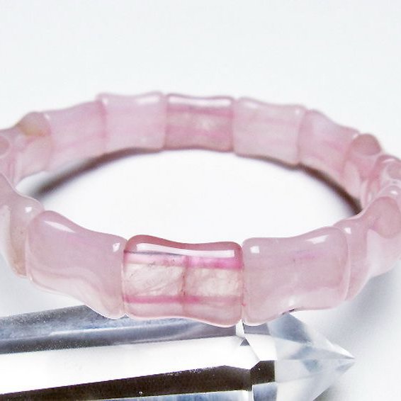ローズクォーツ バングル [T189-3749]