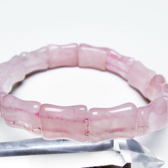 ローズクォーツ バングル [t189-3751]