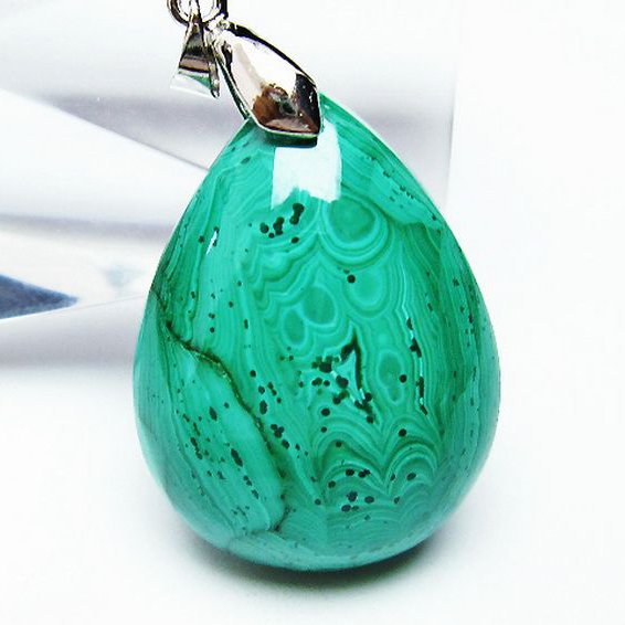 マラカイト ペンダント [T19-3567]