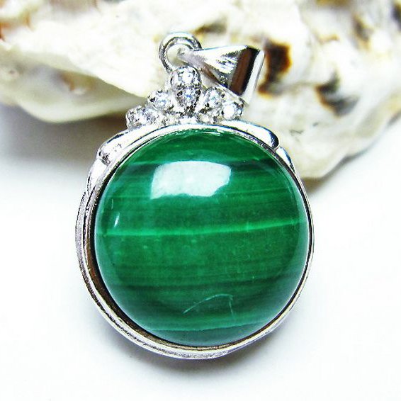 マラカイト ペンダント [T19-3710]