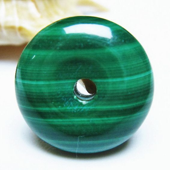 マラカイト 平安扣 [t19-3758]