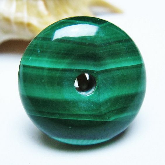 マラカイト 平安扣 [t19-3776]