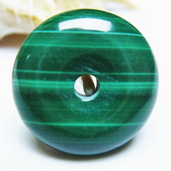 マラカイト 平安扣 [t19-3777]