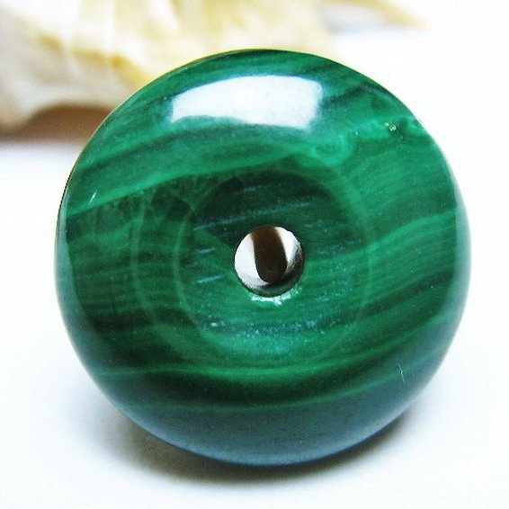 マラカイト 平安扣 [t19-3791]