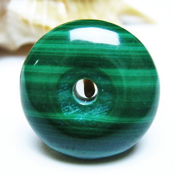 マラカイト 平安扣 [t19-3798]