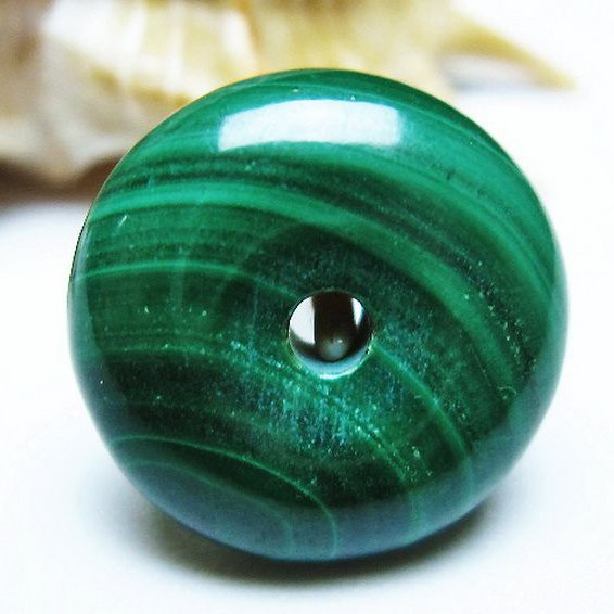 マラカイト 平安扣[T19-3800]