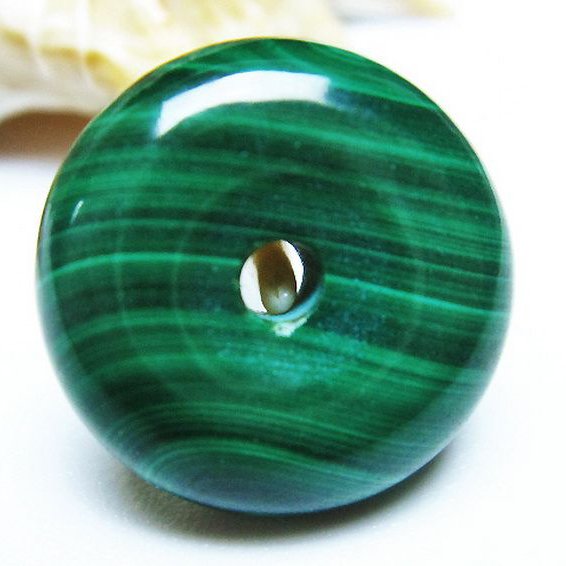 マラカイト 平安扣 [t19-3820]