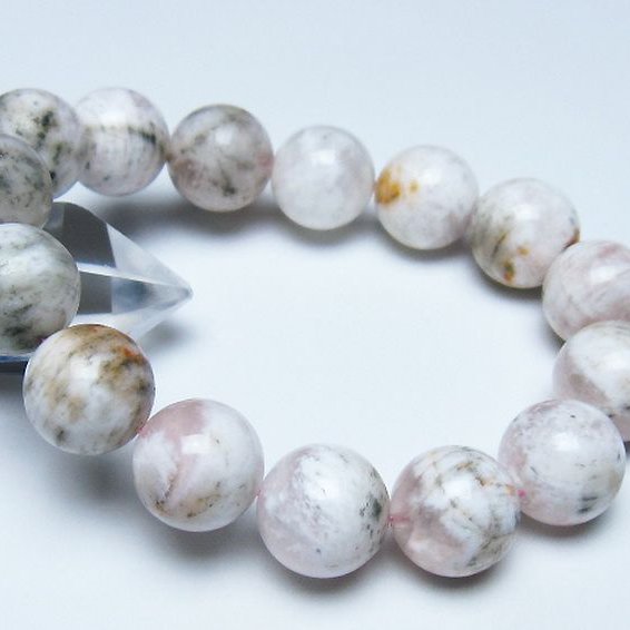 セリサイト イン クォーツ ブレスレット 15mm [t190-1745]