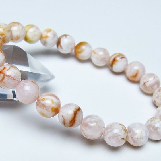 セリサイト イン クォーツ ブレスレット 9mm [t190-1764]