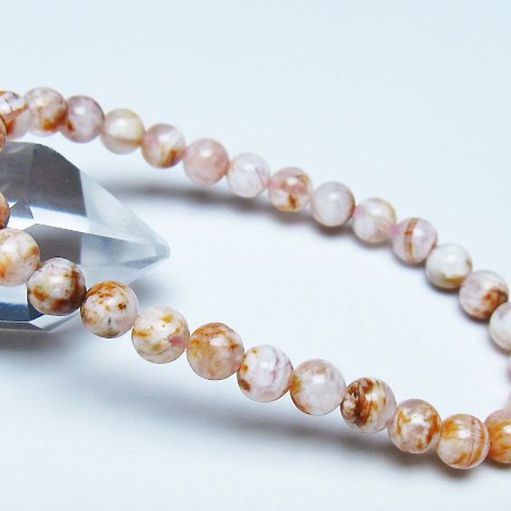 セリサイト イン クォーツ ブレスレット 6mm [t190-1777]