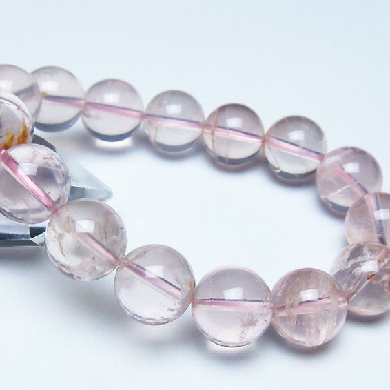 セリサイト イン クォーツ ブレスレット 14mm [t190-1846]