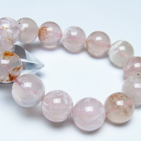 セリサイト イン クォーツ ブレスレット 16mm [t190-1865]