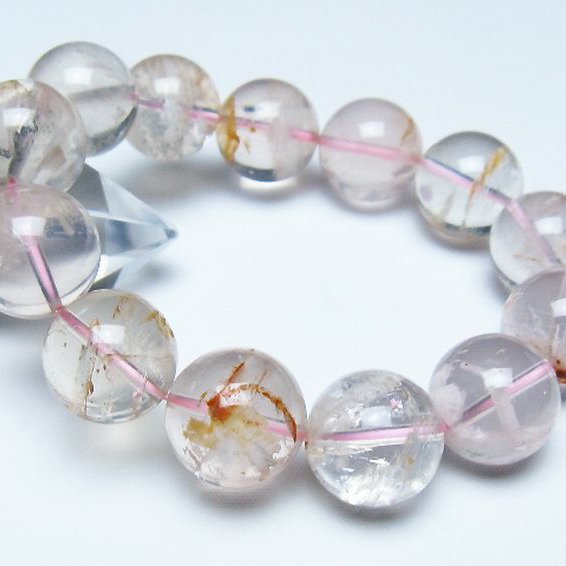 セリサイト イン クォーツ ブレスレット 17mm [t190-1870]