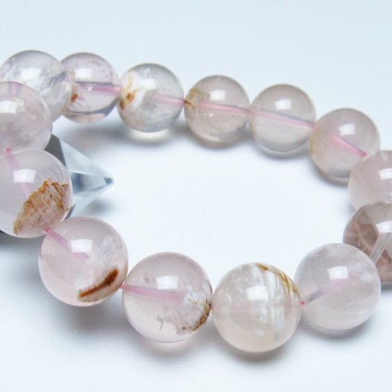 セリサイト イン クォーツ ブレスレット 17mm [t190-1871]