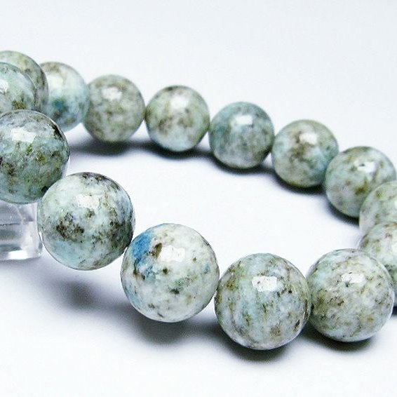 K2ストーン アズライト イン グラナイト ブレスレット 14mm [T193-3133]