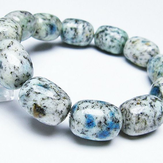 K2ストーン アズライト イン グラナイト ブレスレット [t193-3259]