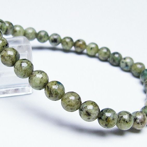 K2ストーン アズライト イン グラナイト ブレスレット 6mm [T193-3346]