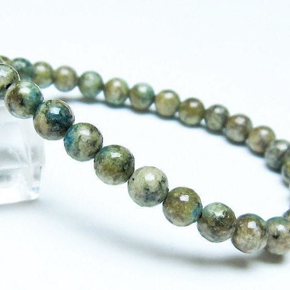 K2ストーン アズライト イン グラナイト ブレスレット 6mm [T193-3728]