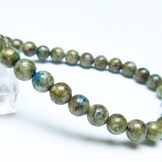 K2ストーン アズライト イン グラナイト ブレスレット 6mm [T193-3732]