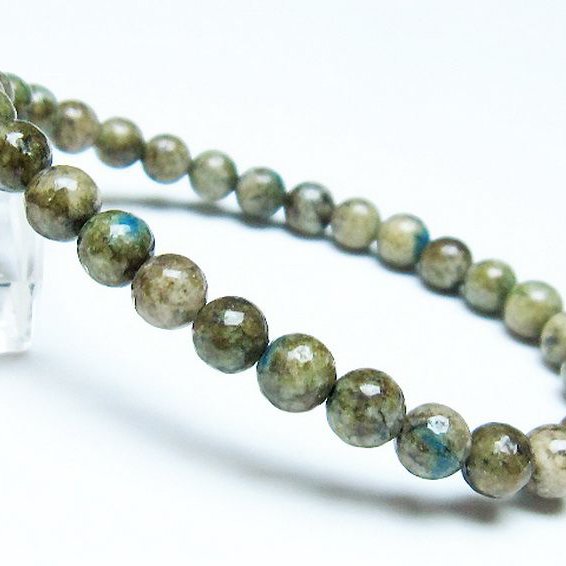 K2ストーン アズライト イン グラナイト ブレスレット 6mm [T193-3735]