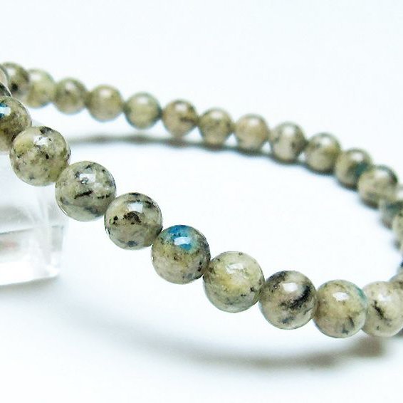 K2ストーン アズライト イン グラナイト ブレスレット 6mm [T193-3755]