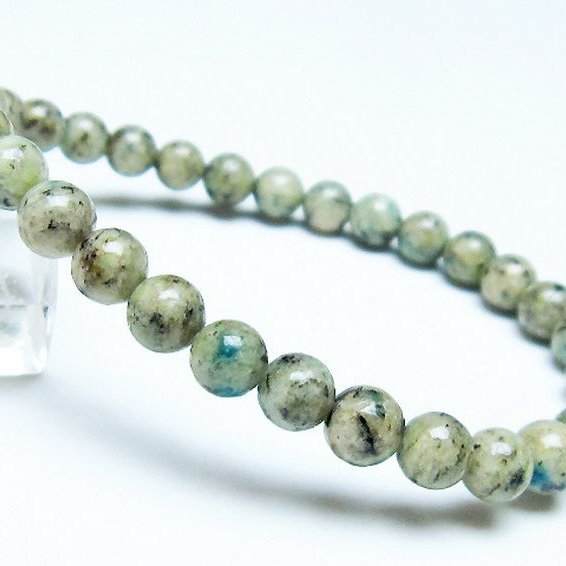 K2ストーン アズライト イン グラナイト ブレスレット 6mm [T193-3771]