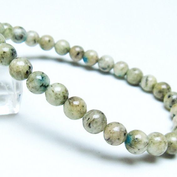 K2ストーン アズライト イン グラナイト ブレスレット 6mm [T193-3778]