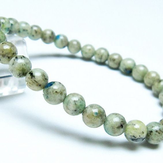 K2ストーン アズライト イン グラナイト ブレスレット 6mm [T193-3791]