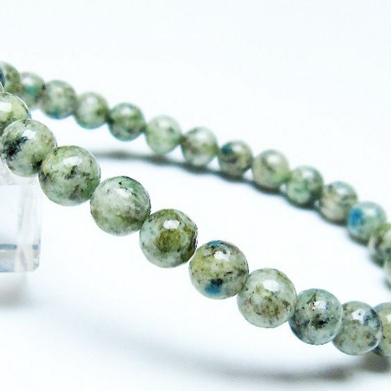 K2ストーン アズライト イン グラナイト ブレスレット 6mm [T193-3812]