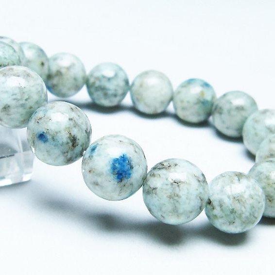 K2ストーン アズライト イン グラナイト ブレスレット 12mm [T193-3907]