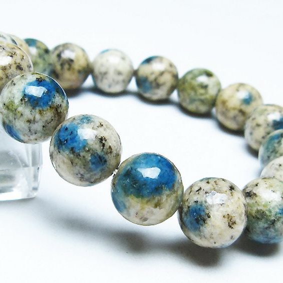 K2ストーン アズライト イン グラナイト ブレスレット 13mm [T193-3971]