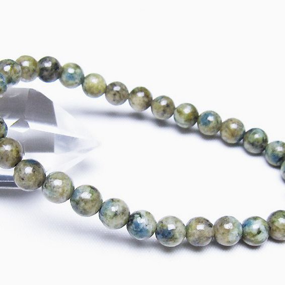 K2ストーン アズライト イン グラナイト ブレスレット 6mm [t193-4230]