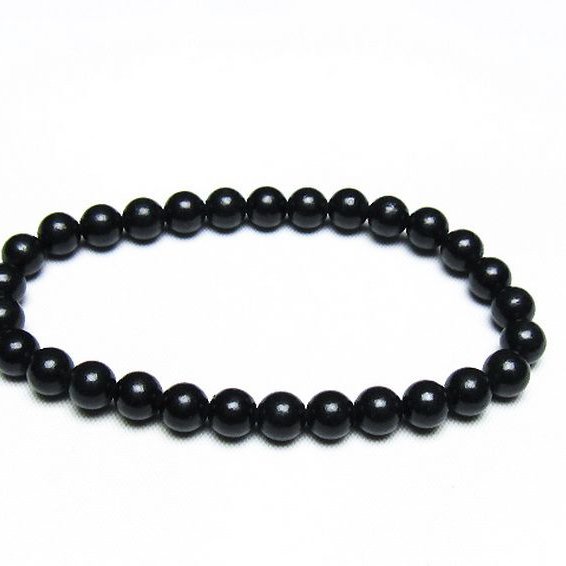 シュンガイト ブレスレット 6mm [T20-6962]