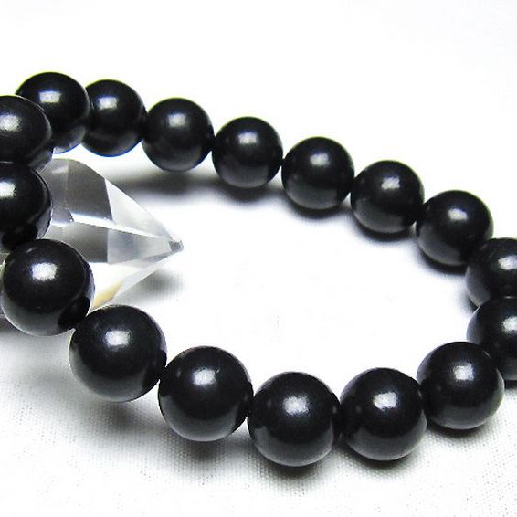 シュンガイト ブレスレット 12mm [t20-7220]