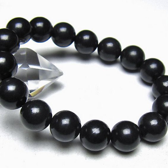 シュンガイト ブレスレット 13mm [t20-7241]