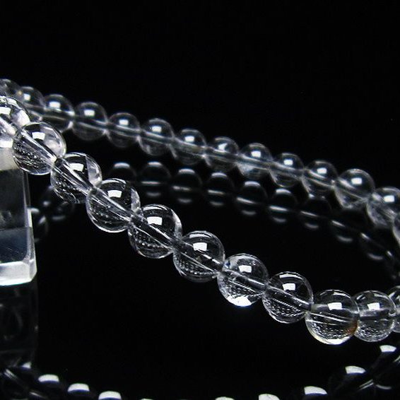 放射プラチナルチル ブレスレット 6mm [T205-4294]