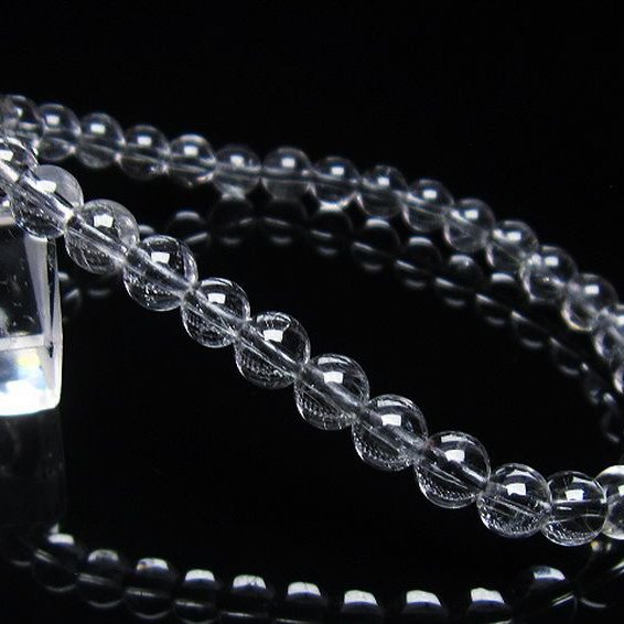 放射プラチナルチル ブレスレット 6mm [t205-4308]