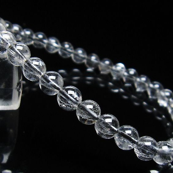 放射プラチナルチル ブレスレット 6mm [t205-4403]