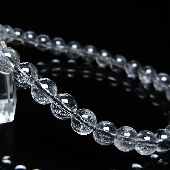 放射プラチナルチル ブレスレット 6mm [t205-4502]