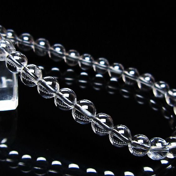 放射プラチナルチル ブレスレット 6mm [t205-4557]