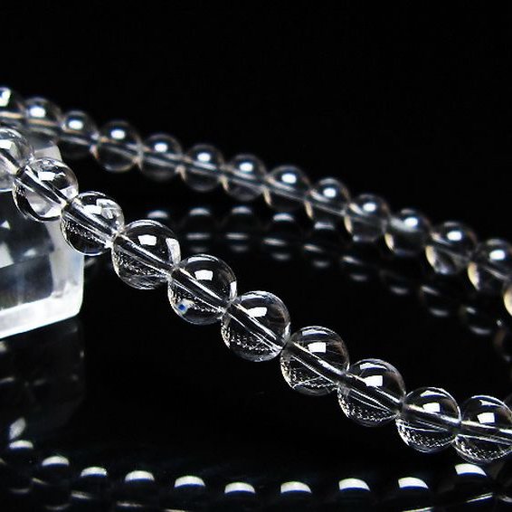 放射プラチナルチル ブレスレット 6mm [t205-4562]