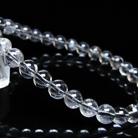 放射プラチナルチル ブレスレット 6mm [t205-4569]