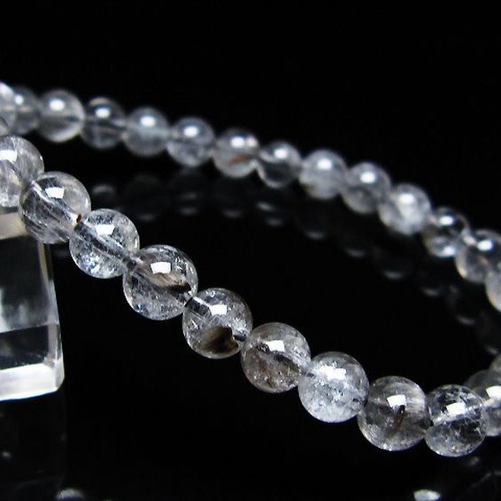 放射プラチナルチル ブレスレット 6mm [t205-4591]