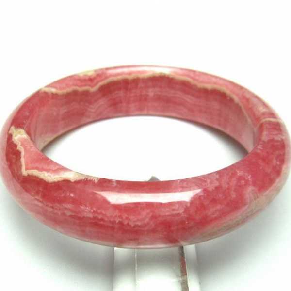 インカローズ ロードクロサイト バングル 57mm [T207-1118]