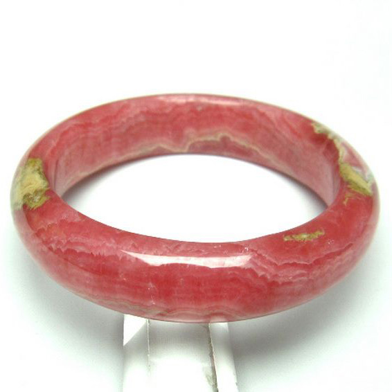 インカローズ ロードクロサイト バングル 55mm [T207-1119]