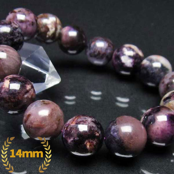 スギライト ブレスレット 14mm [T208-19854]