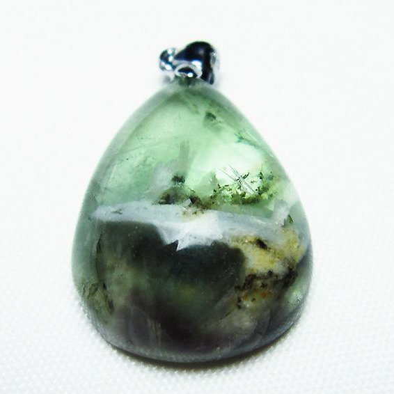 エンジェルフェザー フローライト ペンダント [t21-4365]