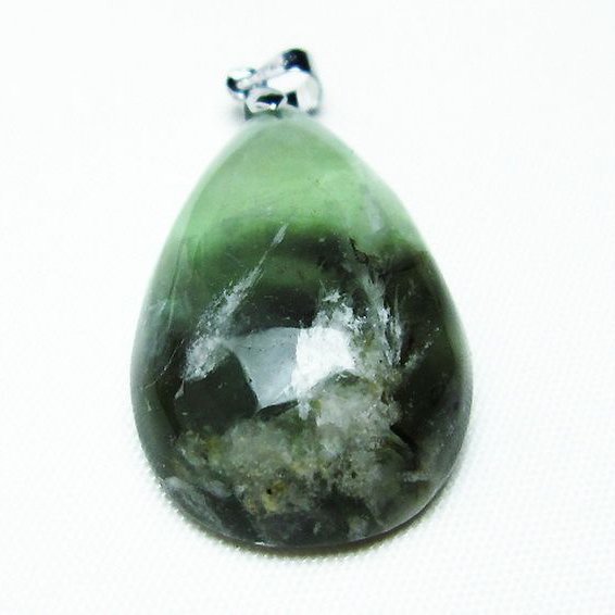 エンジェルフェザー フローライト ペンダント [t21-4412]